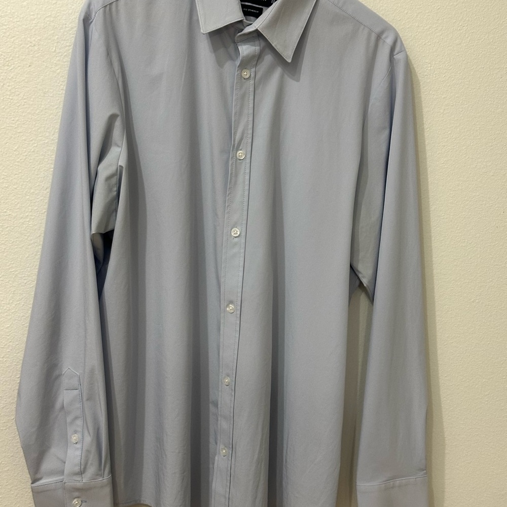 Mizzen+Main Light Blue Dress Shirt Classic Style